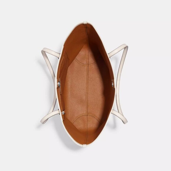 City Tote Bag In Rainbow Signature Canvas NWT C4181 - Picture 4 of 5